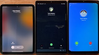 Threema vs WhatsApp vs Telegram Apps Incoming Calls on iPad Mini 6 Samsung Tab A9 4G amp Tab A7 Lite [upl. by Ganley]