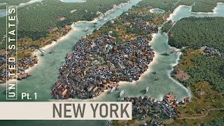 NEW YORK  United States  Part 1  Civilization VI Renaissance Era City [upl. by Peppel]