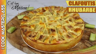 ✅ MON CLAFOUTIS À LA RHUBARBE  Une recette inratable et délicieuse un dessert rafraichissant [upl. by Azeria]