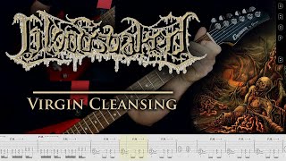 Bloodsoaked  Virgin Cleansing guitar cover playthrough tabs [upl. by Girardo225]