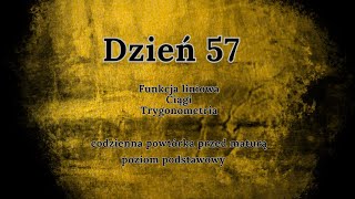 57 dzień  Codzienna powtórka przed maturą  podstawa [upl. by Aoket]