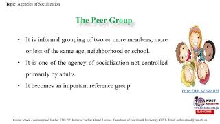 Agencies of Socialization [upl. by Dnomyad]