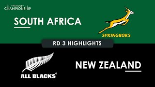 HIGHLIGHTS  SOUTH AFRICA v NEW ZEALAND  The Rugby Championship 2024 [upl. by Ehcar254]