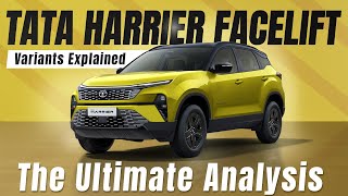 Harrier Facelift Is Overpriced  Variants Explained  SmartOPureO AdventureFearless [upl. by Hplodur]