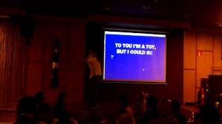 Tim Marter does the Foundations Build me up buttercup Karaoke [upl. by Ibmab]