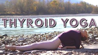 20 MIN THYROID YOGA  A Beginner Friendly Sequence To Stimulate Your Thyroid [upl. by Marian]