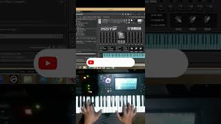 Mereces la gloria  🎹Piano probando Yamaha Motif Kontakt [upl. by Ellennahs]