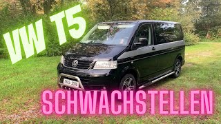 Schwachstellen VW T5  Kaufberatung  5 Zylinder [upl. by Tekcirk223]