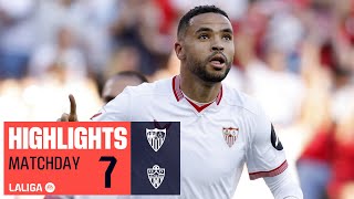 Resumen de Sevilla FC vs UD Almería 51 [upl. by Adara]