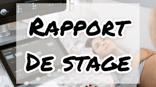 Rapport de stageكيفاش تكتبي تقرير في مستشفى ارواحي تتعلمي كيفاش تخدمي rapport de stage [upl. by Koy597]