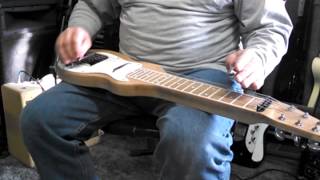 Melobar MiniTeleratt Lap Steel with Telecaster pickups [upl. by Mariel]