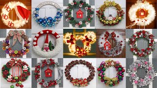 17 Christmas wreath decorating ideas Christmas decoration ideas 2022 [upl. by Isabelita]