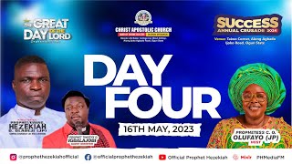 PROPHET HEZEKIAH OLADEJIS MINISTRATION  SUCCESS ANNUAL CRUSADE 2024  DAY FOUR [upl. by Maighdlin]