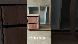 How its made how diywoodworking woodworking dressingtable [upl. by Eiramanin]