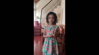 Baa Baa Giliye Kannada Poem singing by Atheeva Vriddhi Junior 1 2024 [upl. by Fabrice]