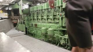 ABC 1250BHP Engine start inland barge [upl. by Haggi]