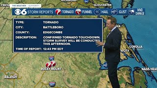 A look at where confirmed tornado touched down in North Carolina [upl. by Zednanreh]