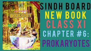 PART 9  CHAPTER 6 PROKARYOTES  SINDH BOARD NEW BOOK  XI BIOLOGY [upl. by Celestina606]