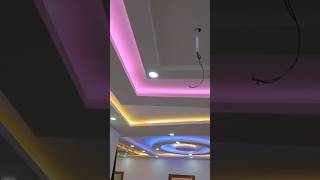 Gypsum Ceiling And Gypsum different different curve lighting shorts trending [upl. by Wescott284]