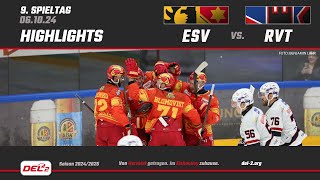 Game Highlights Spieltag 9 ESV Kaufbeuren vs Ravensburg Towerstars [upl. by Steffi]