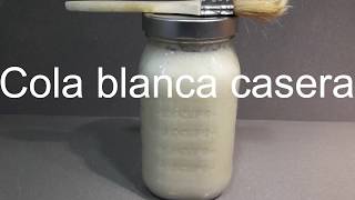 COLA BLANCA CASERA FACILpara pegar y endurecer [upl. by Nodnek157]