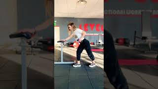 Rematore manubrio singolo con appoggio  Sharon Fitness Coach  Personal Trainer [upl. by Ravahs]