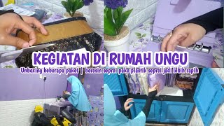 UNBOXING BEBERAPA PAKET BERFAEDAH  TIPS AGAR SEPREI TETAP RAPI TERUS [upl. by Lebiralc546]