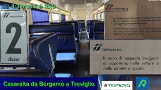 🚉 Casaralta da Bergamo a Treviglio Primo e unico video in formato 43 invece che 169 [upl. by Goraud]