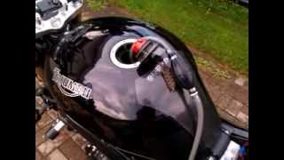 How to drain motorcycle gas tank [upl. by Elga]