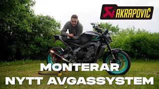 MONTERAR NYTT AVGASSYSTEM PÅ MIN MOTORCYKEL [upl. by Ettenahc]