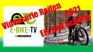 2021 wir testen am EMTB  EMountainbike den Winterreifen Schwalbe Ice Spiker Pro in 29 Zoll [upl. by Esalb]