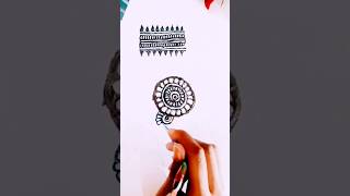 Mehndi design ✨🌹mehndi hennamehndihennadesignsforbeginnersstepbystep youtubeshorts [upl. by Tildie]