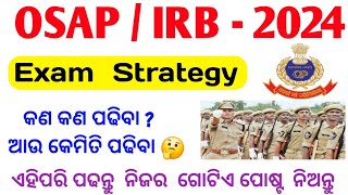 Odisha Police Exam Strategy With SyllabusHow to prepare OSAP IRB Constable [upl. by Zephaniah]