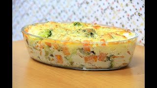 GRATINADO DE LEGUMES SUPER FÁCILCULINARIA CASEIRA [upl. by Htebsle]