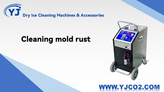 Dry Ice Cleaning Machine for Rust Removal from Various Types of Molds [upl. by Nnylyak]