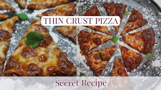 Healthy Thin Crust Pizza Recipe [upl. by Kashden32]