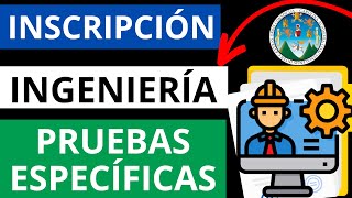 ⚫INSCRIPCIÓN a Facultad de INGENIERÍA💻 para las PRUEBAS ESPECIFICAS  Tutorial de ASIGNACIÓN📄 [upl. by Shantha]