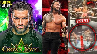 Roman Reigns CROWN JEWEL 2024 MATCH  WWE Raw SPOILERS Roman Reigns BACKSTAGE POLITICS  WWE News [upl. by Lenej]