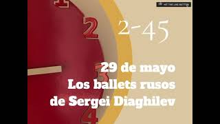 Los Ballets Rusos de Diaguilev en el programa 245 miercolesdeprogramacion [upl. by Atiuqin]