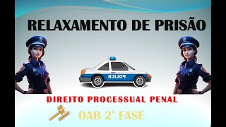 Relaxamento de Prisão  Modelo Prático  Processo Penal [upl. by Creedon]