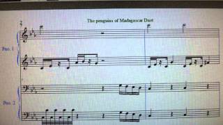 The Penguins of Madagascar Sheet Music by EmR amp Mum [upl. by Ekusoyr]