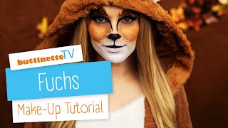 Fuchs schminken  buttinette TV MAKEUP TUTORIAL [upl. by Oneal]