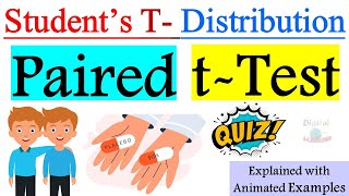 What is Paired Samples TTest in Statistics   Students tdistribution   Explained with Examples [upl. by Warner]