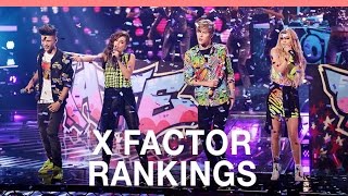 X Factor Rankings Top 8 with Olly Murs and Kitty Brucknell [upl. by Halda]