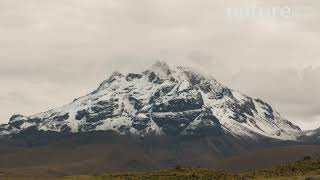 Sincholagua Volcano after a heavy snowfall Ecuador [upl. by Leseil]