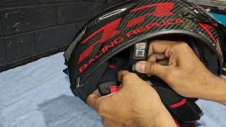 QUICK INSTALLING CARDO PACKTALK EDGE IN AGV PISTA GP RR TIMELAPSE TUTORIAL [upl. by Adnahs]