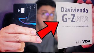 Nueva Tarjeta de Credito de Davivienda GZero  Unboxing e Informacion Importante [upl. by Imaon]