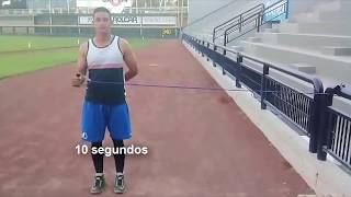 Ejercicios para aumentar MPH con liga  Ejercicios Para Pitcher PT 1 [upl. by Yaya961]