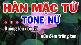 Karaoke Hàn Mặc Tử Tone Nữ  Si Thứ  Nhạc Sống Rumba Mới 2023  Tạp Hóa Karaoke [upl. by Niroc214]