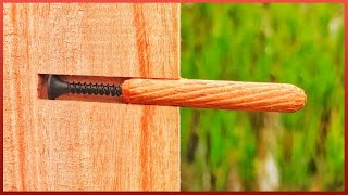 Amazing Woodworking Techniques amp Wood Joint Tips  Genius Wooden Connections  by marcip [upl. by Yecnahc]